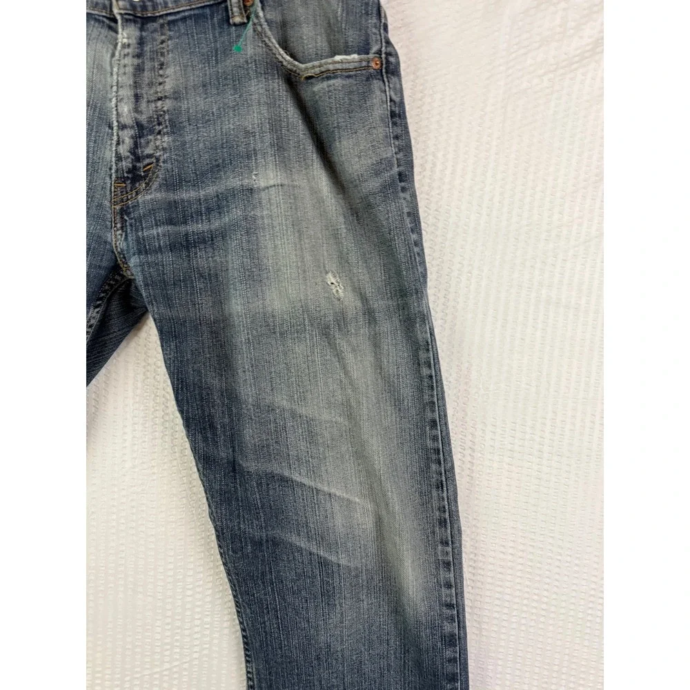 Levis 514 Slim Straight Jeans Mens 36x30 Medium Wash Blue Denim Pants